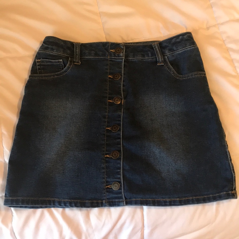jean skirt